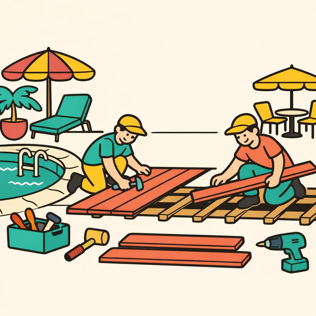 Pool Deck Installation